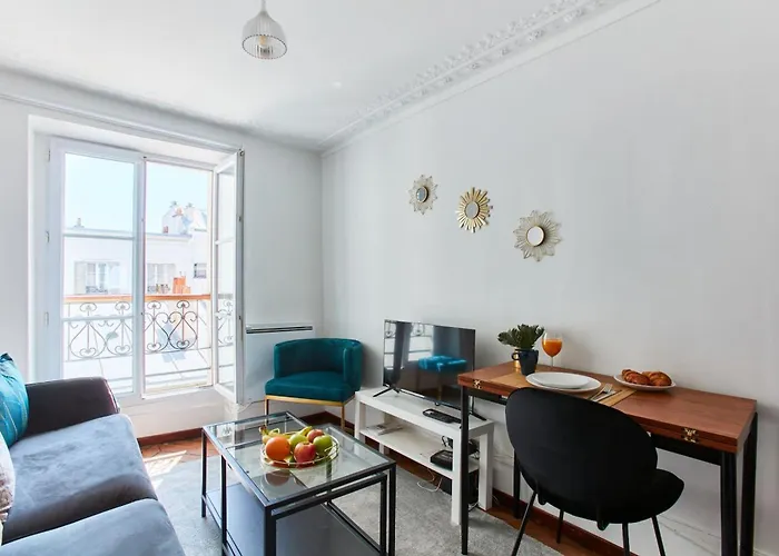 Bnbnova - 1br - Montmartre & Sacre-coeur Basilica Apartament Paryż
